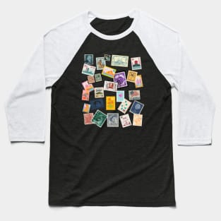 Stamps , travel adventure Baseball T-Shirt